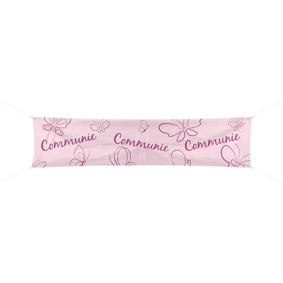 Communie Banner meisje - 180x40cm-2