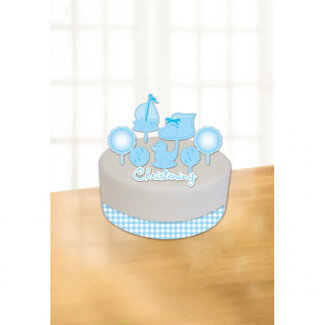 Amscan Communie Taart Decoratie - Blauw