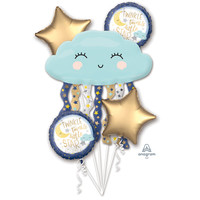 Folieballonnen Boeket "Twinkle Little Star"