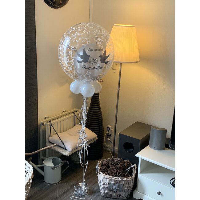 Bedrukte Ballon - Just Married