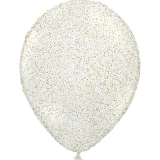 Sempertex Heliumballon Glitter Goud - (28cm)