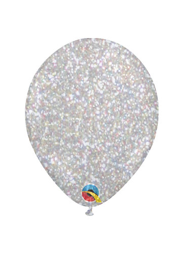 Heliumballon Glitter Multi Color - 11" (28cm) 