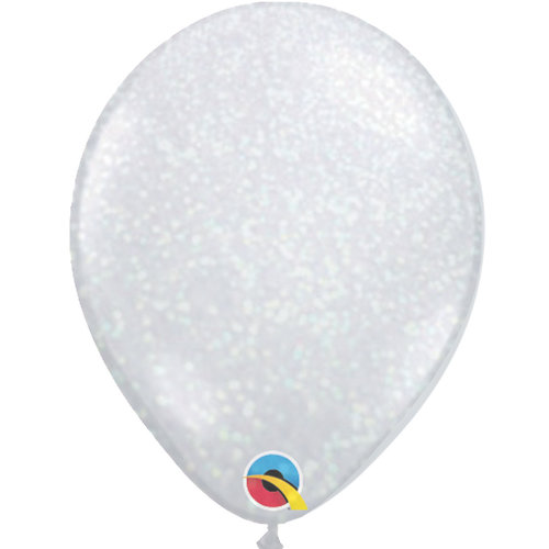 Heliumballon Glitter Iridescent - 11" (28cm) 