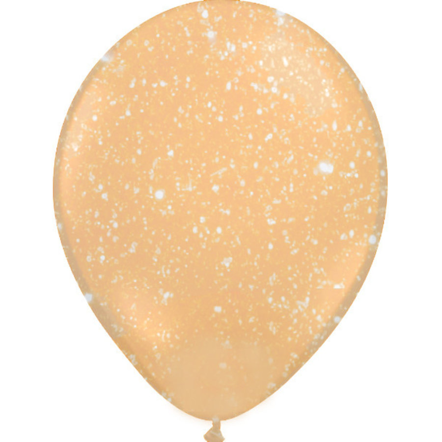 Heliumballon Glitter Oranje - 11" (28cm)-1