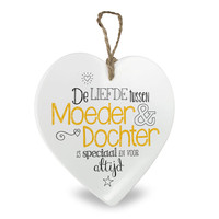 Moederdag Hartje - Liefde tussen Moeder & Dochter