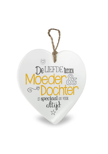 Moederdag Hartje - Liefde tussen Moeder & Dochter 