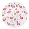 Bordjes Flamingo - 23cm - 10 stuks