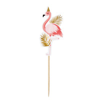 Flamingo Prikkertjes - 12 stuks - 13cm