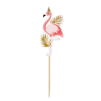 Boland Flamingo Prikkertjes - 12 stuks - 13cm