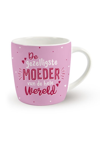 Moederdag Mok - De Gezelligste Moeder 