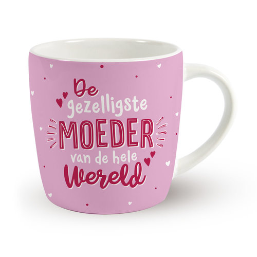 Moederdag Mok - De Gezelligste Moeder 