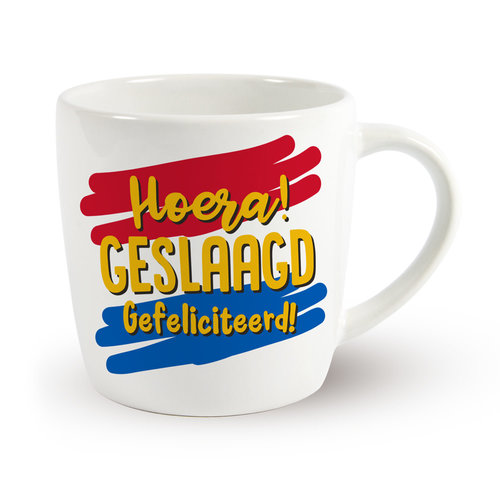 Geslaagd Mok - Hoera Geslaagd 