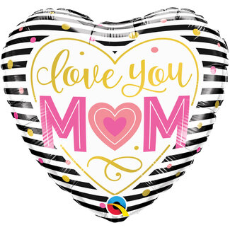 Qualatex Folieballon I Love you Mom
