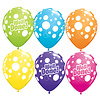 Qualatex Helium Ballon Tropical Well Done Dots - 6 kleuren (28cm)