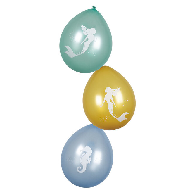 Mermaid Ballonnen - 6 stuks