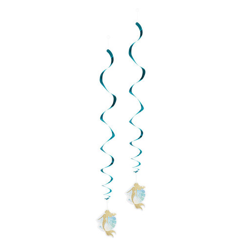 Mermaid Swirl Decoratie - 2 stuks 