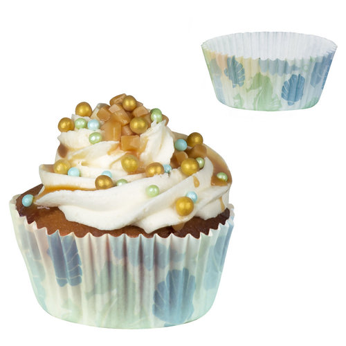 Mermaid Cupcakevormpjes - 50 stuks - 6,5 cm 