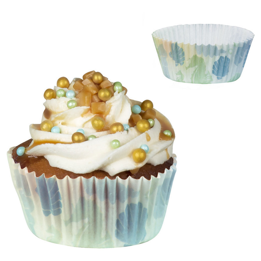 Mermaid Cupcakevormpjes - 50 stuks - 6,5 cm-1