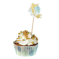 thumb-Mermaid Cupcakevormpjes - 50 stuks - 6,5 cm-3