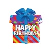 Folieballon Happy Birthday Present