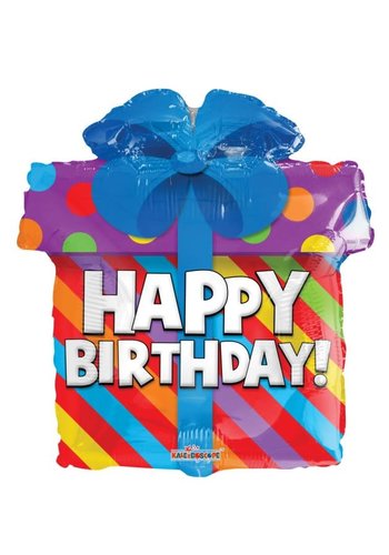 Folieballon Happy Birthday Present 