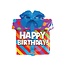 Globos Folieballon Happy Birthday Present