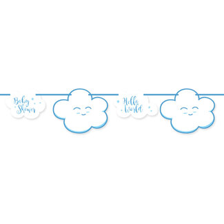 Babyshower Jongen slinger - 4 mtr