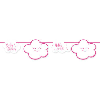 Babyshower Meisje slinger - 4 mtr