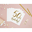 PartyDeco Servetten 50th Birthday