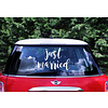 Auto Sticker Trouwen - Just Married