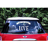 PartyDeco Auto Sticker Trouwen - All You Need Is Love