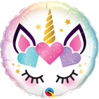 Folieballon Unicorn Eyelashes