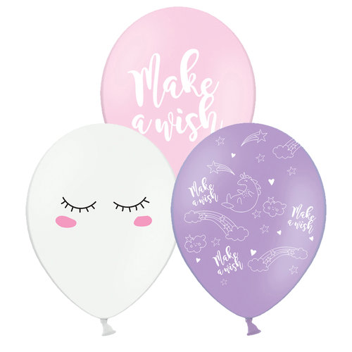 Ballonnen Unicorn - 30cm - 6 stuks 