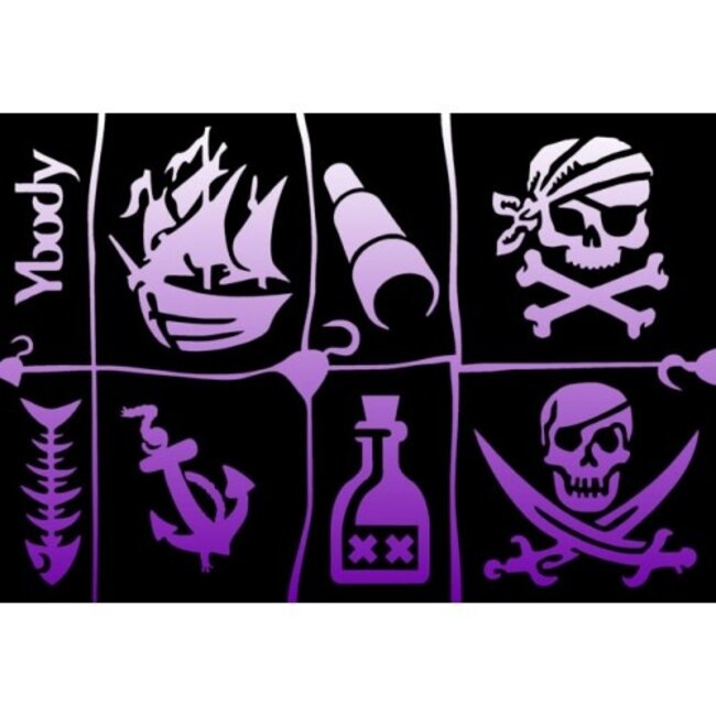 YBody Sjablonen - Pirates