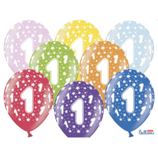Strong Balloons Ballonnen Metallic 1 jaar - 30cm - 6 stuks