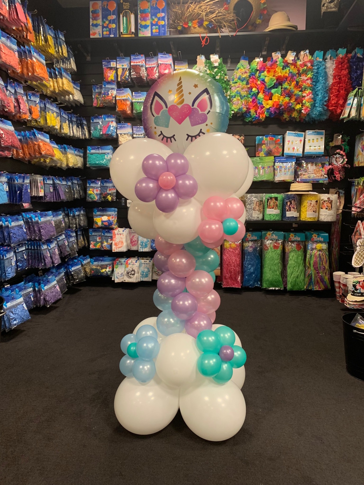 Ballonnen pilaar Unicorn - Zorg voor Party online