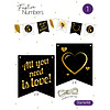 Festive numbers starter kit "Love"