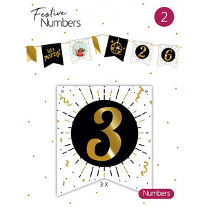 Festive numbers "3"