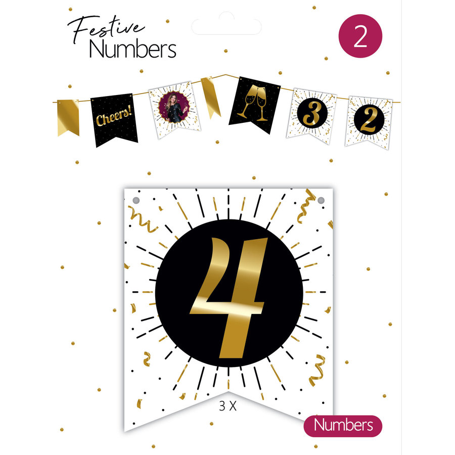 Festive numbers "4"-1