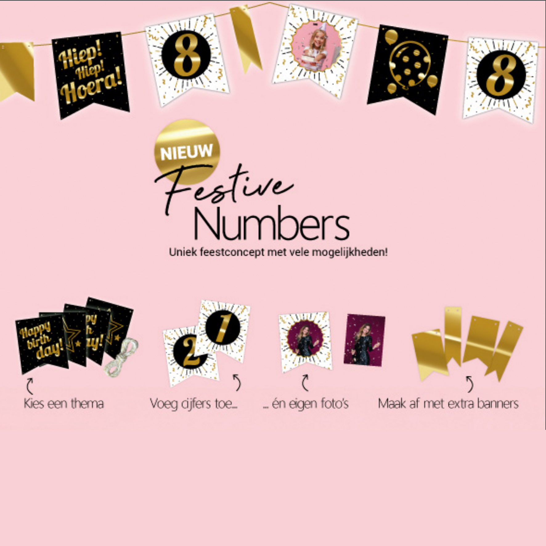 Party Banner - Festive Numbers