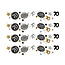 Amscan Confetti 70 Sparkling Celebration Silver&Black - 34 g