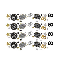 Confetti 80 Sparkling Celebration Silver & Black