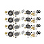 Amscan Confetti 80 Sparkling Celebration Silver&Black - 34 g