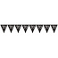 Amscan Vlaggenlijn 70 Sparkling Celebration Silver&Black - 396,2 x 21,5 cm