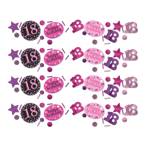 Confetti 18 Sparkling Celebration Pink&Black - 34 g 