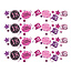 Amscan Confetti 18 Sparkling Celebration Pink&Black - 34 g
