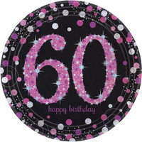 Bordjes 60 Sparkling Celebration Pink & Black