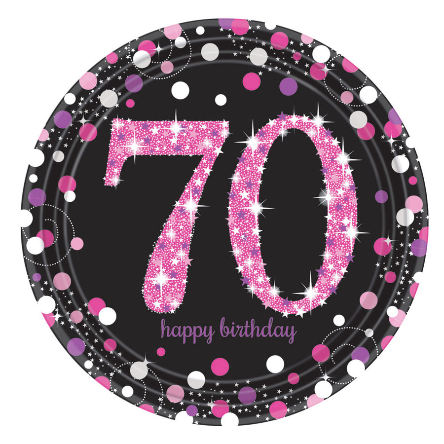 Bordjes 70 Sparkling Celebration Pink & Black-1