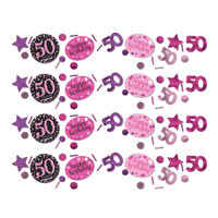 Confetti 50 Sparkling Celebration Pink & Black