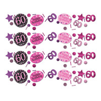 Anagram Ballonnen 60 Sparkling Celebration Pink & Black